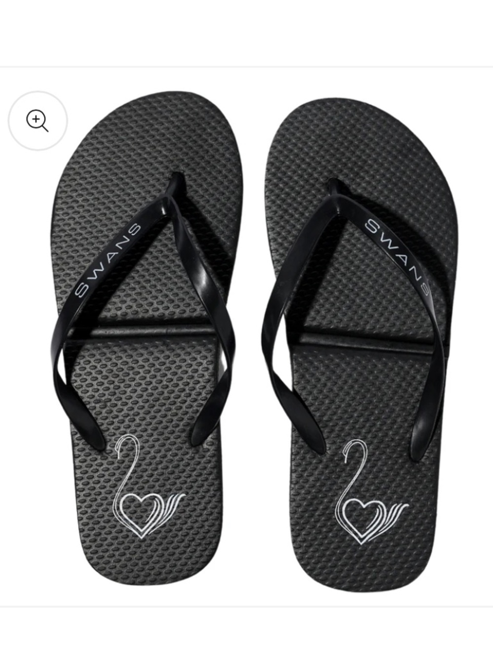 SWANS FOLDABLE FLIP FLOP- BLACK